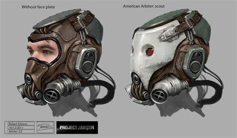 Sci Fi Mask Concept Art