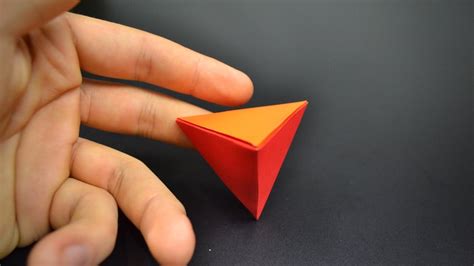 Origami: Tetrahedron - Instructions in English (BR) - YouTube