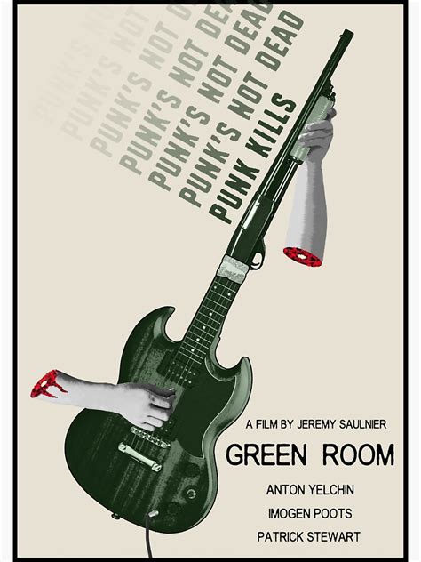 "Green Room Movie Poster" Sticker for Sale by reedchar | Redbubble