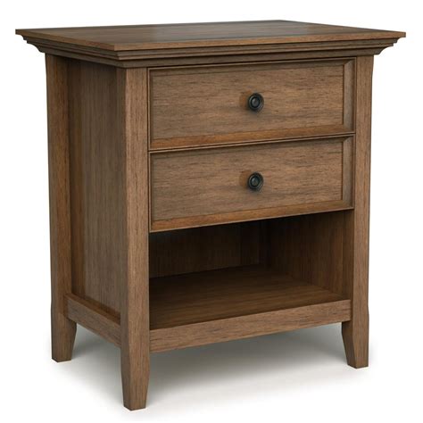 Simpli Home Amherst Bedside Table - Walmart.com - Walmart.com