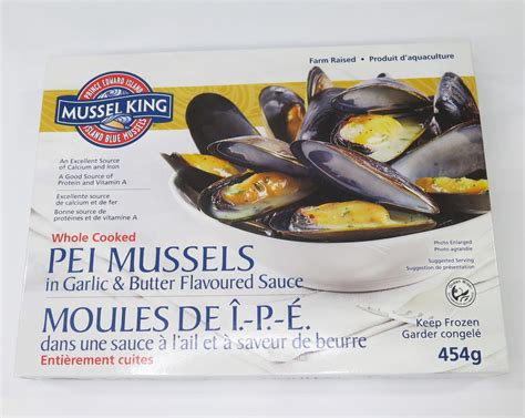 Frozen Cooked Mussels- Garlic Butter – Pacific Rich Resources