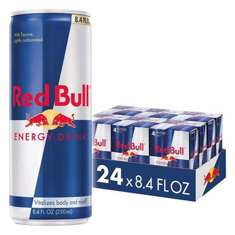 Red Bull Energy Drink, 8.4 Fl Oz (24 Pack) Original 8.4 Fl Oz (Pack of ...