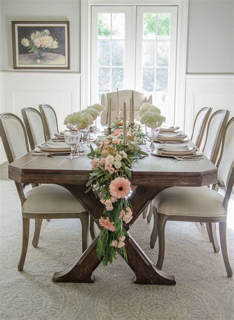 Magnificent Pink and White Accented Table Centerpiece — Homebnc