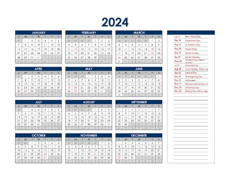 Free Printable Calendar 2024 Canada - Get Calender 2023 Update