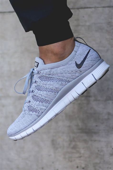 NIKE Free Flyknit NSW Grey | Nike shoes women, Nike shoes outlet ...