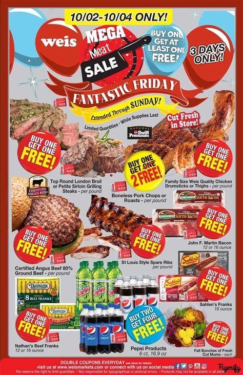 Weis Weekly Ad & Flyer October 2 to 4 Canada