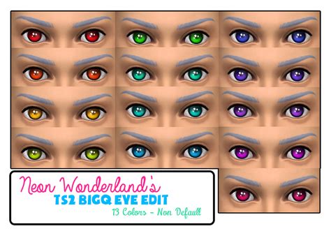 Default and Non Default TS2 to TS4 Eyes by NeonWonderlandx | Sims 4 anime, Sims 4 blog, Sims 4