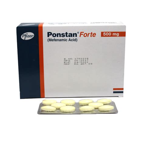 Ponstan Forte 500mg 20 Tablets Ponstan Forte 500mg 20, 44% OFF