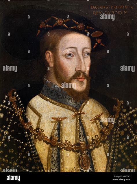 King James V of Scotland (1512 - 1542. James V was the father of Stock Photo: 105426389 - Alamy