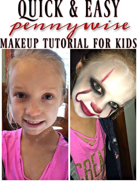 A quick and simple Pennywise the Clown Halloween makeup Tutorial for ...