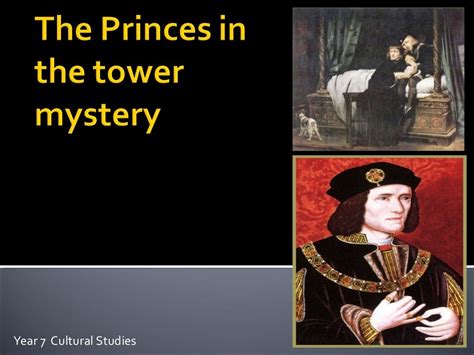 The Princes In The Tower Mystery