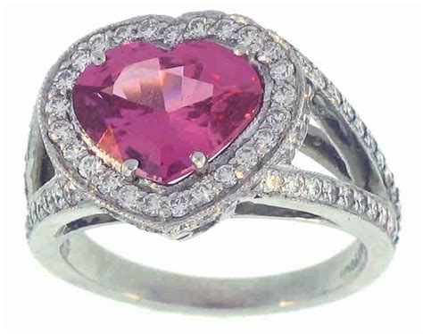 Heart Shaped Pink Sapphire & Diamond Ring | Fine Jewelry and Gems by Leon Mason Co.