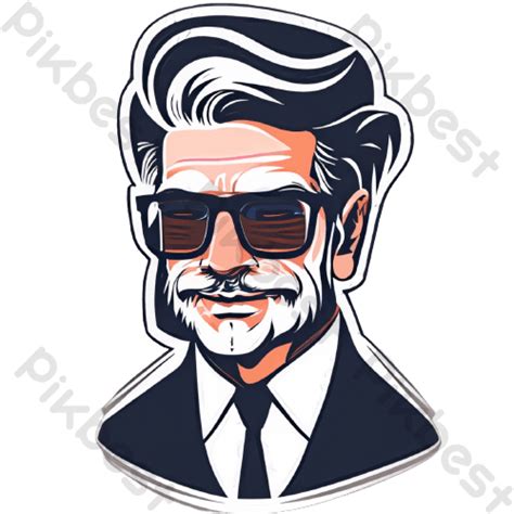 Mustache With Glasses Stickers PNG Images | PSD Free Download - Pikbest