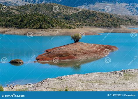 Aoos Springs Lake in Metsovo in Epirus. Mountains of Pindus in Northern Greece Stock Image ...