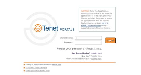 secure.etenet.com - Steps To Register eTenete Account