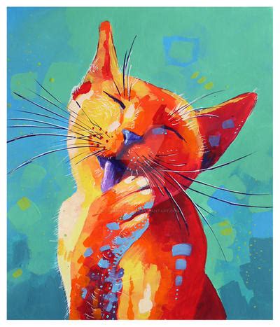 Orange Cat by TooMuchColor on DeviantArt