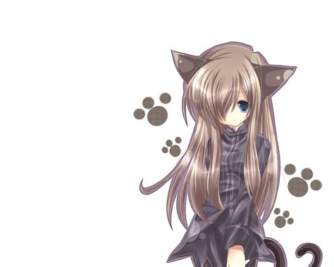 Cute Anime Cat Girl Wallpapers - Top Free Cute Anime Cat Girl Backgrounds - WallpaperAccess