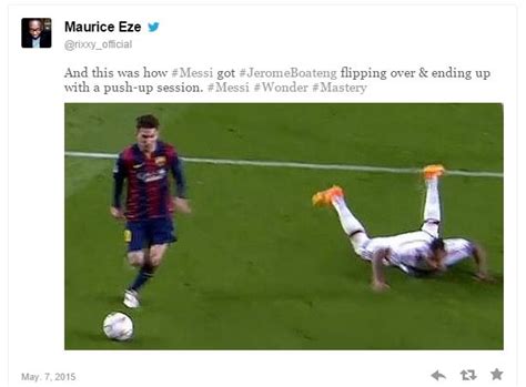 Messi's Dribble Against Boateng Went Bad On Twitter (photos) - Jokes Etc - Nigeria