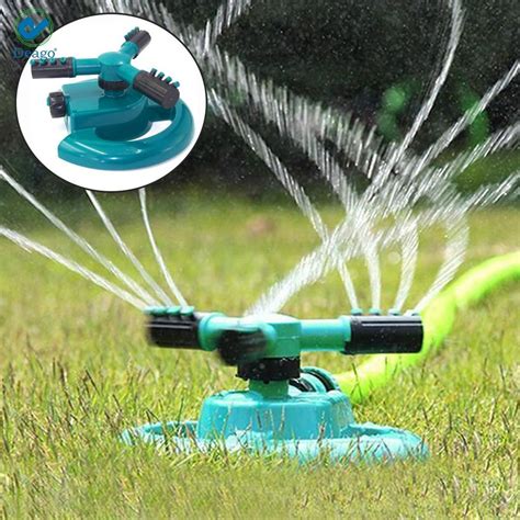 Deago Lawn Sprinkler Automatic Garden Water Irrigation Sprinklers System Yard 360 Rotation ...