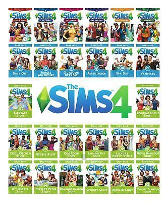 All Sims 4 Game Packs