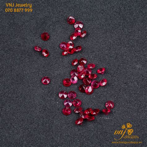 Đá Quý Ruby Lục Yên Thiên Nhiên VJR15 | VNJ Trang Sức Việt