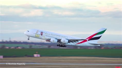 Emirates A380 Take-off | Emirates Airline - YouTube