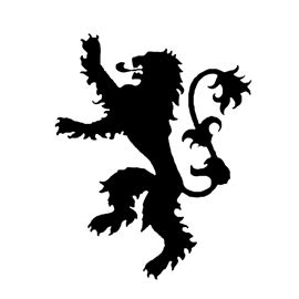 Game of Thrones - House Lannister Sigil Stencil | Free Stencil Gallery