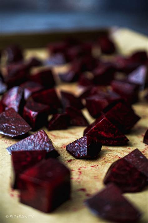 Beet + Baby Greens Salad with Maple Mustard Dressing • Sip + Sanity