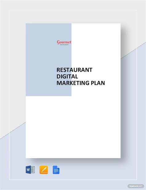 Restaurant Marketing Plan Template in Google Docs, Word, Pages - Download | Template.net