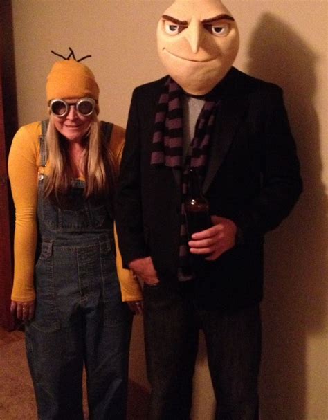 Gru and his minion! Halloween costume | Halloween costumes, Halloween ...