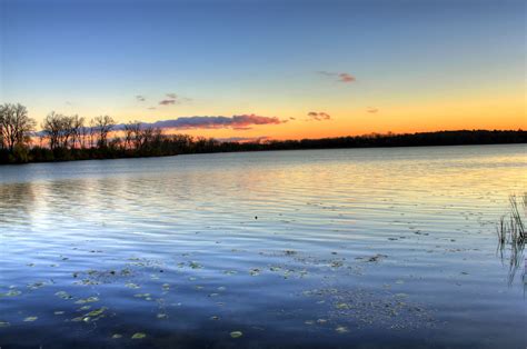 Lake Wingra at Dusk in Madison, Wisconsin image - Free stock photo ...