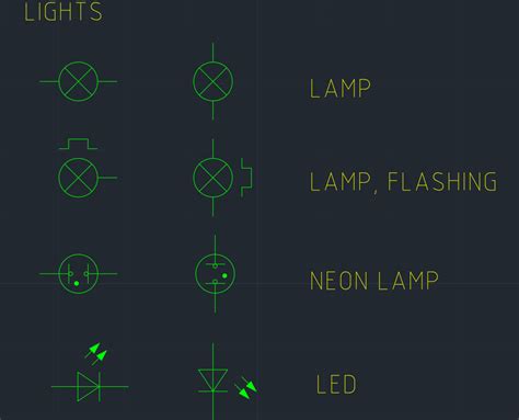 LIGHT SYMBOL | | CAD Block And Typical Drawing For Designers