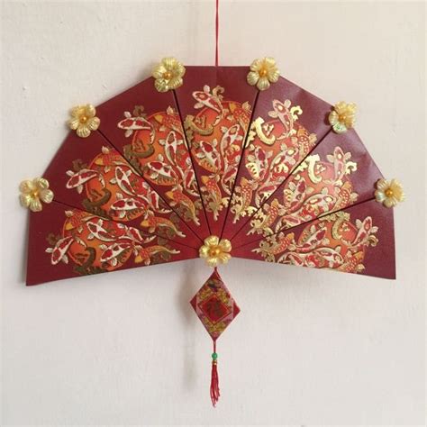 Handmade Ang Pao Fan Lantern | Chinese new year crafts, Ang pao ...