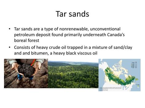 PPT - OIL SHALES & TAR SANDS PowerPoint Presentation - ID:1618826