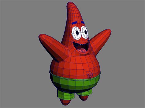 Patrick Star 3D Model