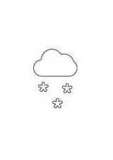Weather Template Coloring Set 5 Pages For Creative Projects sketch template