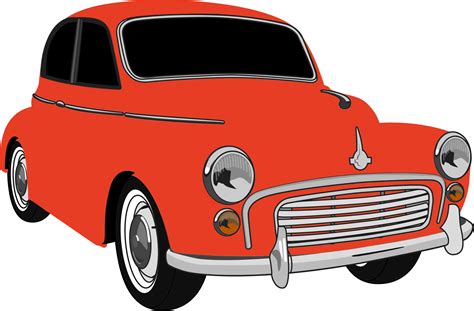 Clipart - Classic Red Car