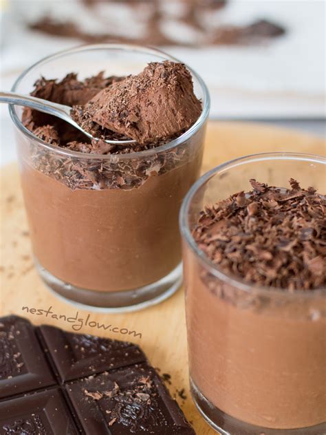 2 Ingredient Chocolate Protein Mousse – Nest and Glow