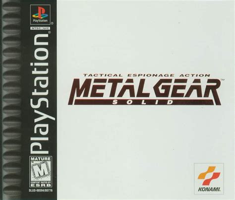 Metal Gear Solid box covers - MobyGames