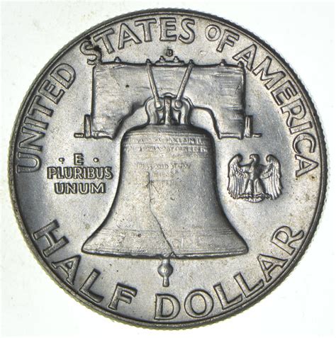 Choice AU/Uncirculated 1963-D Franklin Half Dollar - 90% Silver | Property Room