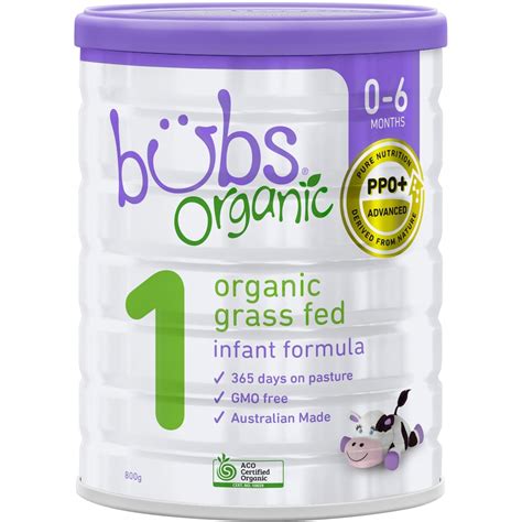 Bubs Organic Grass Fed Infant Formula 800g | BIG W