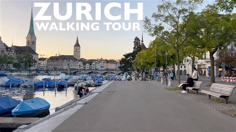 Zurich Switzerland Walking Tour | Exploring Zurich's Beautiful ...