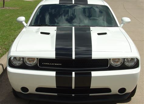 Dodge Challenger Factory Style Hood Stripes Decals 2011 2012 2013 2014 Pro Motor Car & Truck ...