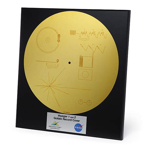 Voyager Golden Record Sleeve Wall Art - GeekAlerts