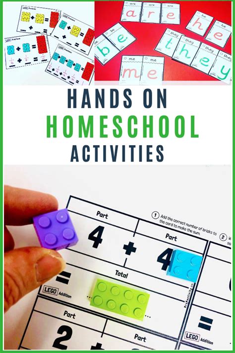 Hands on Home School Activities- Fun ideas for Children. | Elementary teaching resources, School ...