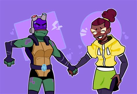 Donnie ‘n’ April - ROTTMNT Angiie Things - Illustrations ART street