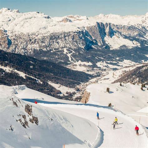 Lagazuoi - 5 Torri area in the midst of the Dolomiti Superski ski carousel