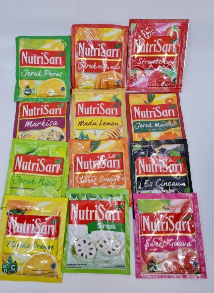 Nutrisari Powder Drink 12 Flavours - Toko Indonesia