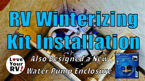 My Not So Easy RV Winterizing Kit Installation - YouTube