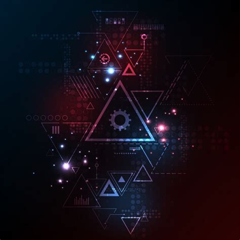 Premium Vector | Vector background technology in the concept of digital.